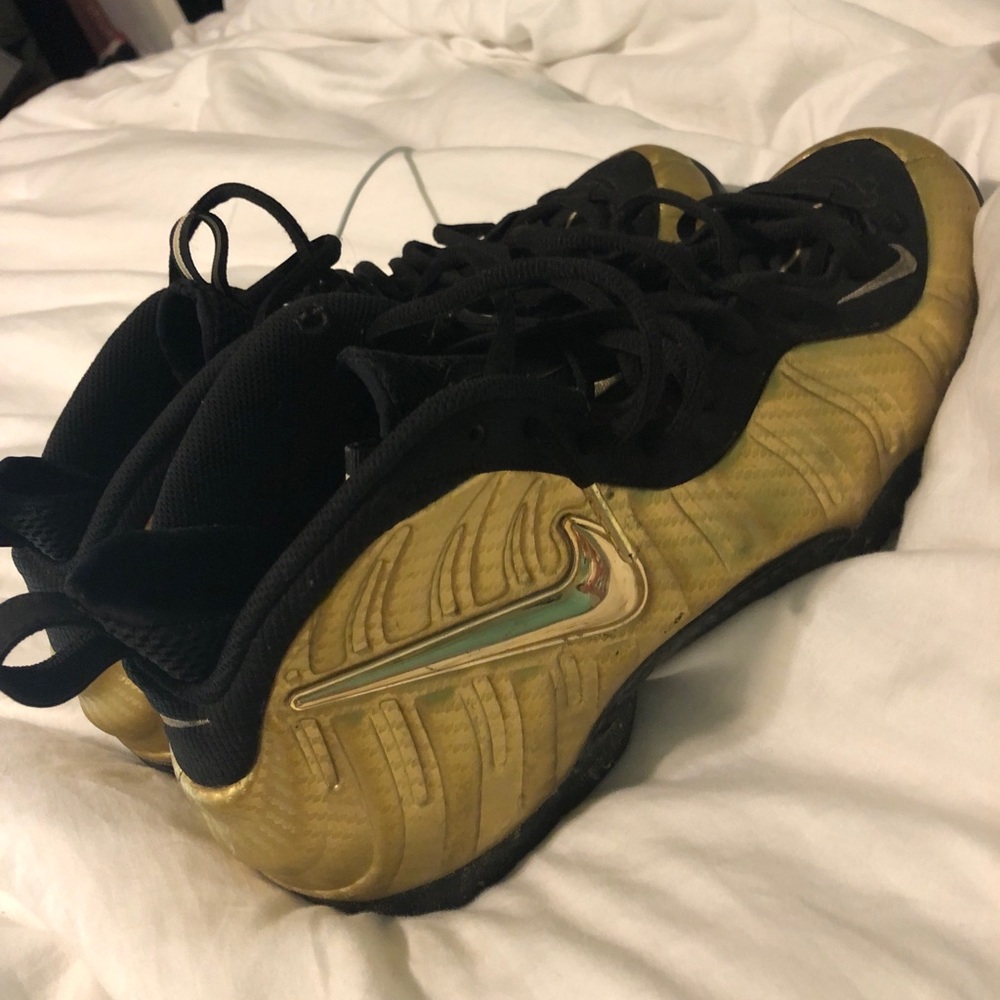 Nike Air Foamposite One Metallic Gold Black Men’s